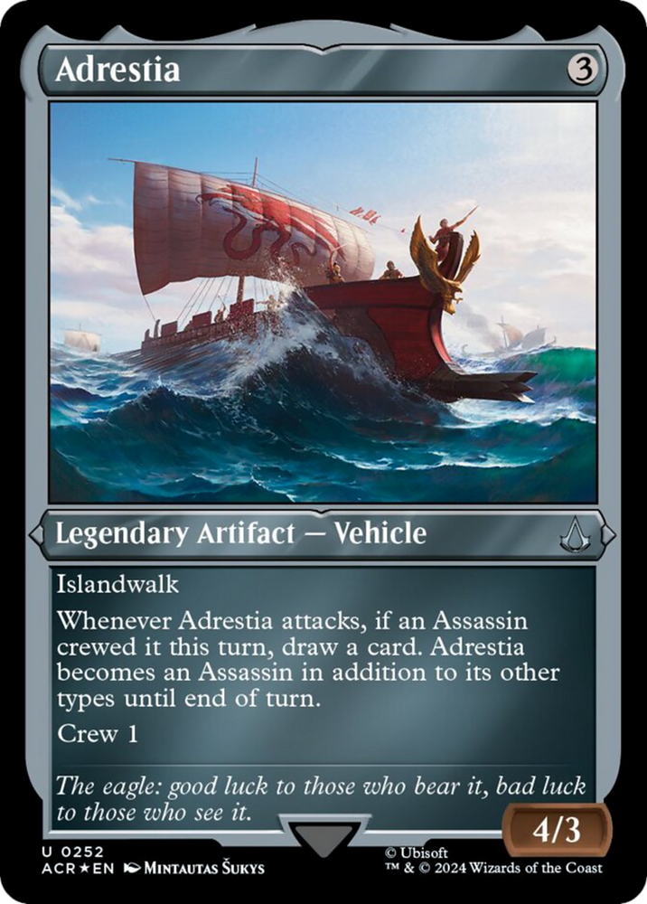 Adrestia (Foil Etched) [Assassin's Creed] Magic: The Gathering
