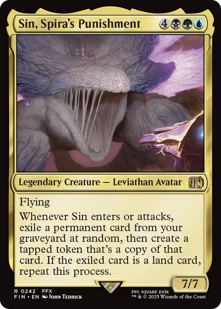 Sin, Spira's Punishment [FINAL FANTASY] Magic: The Gathering