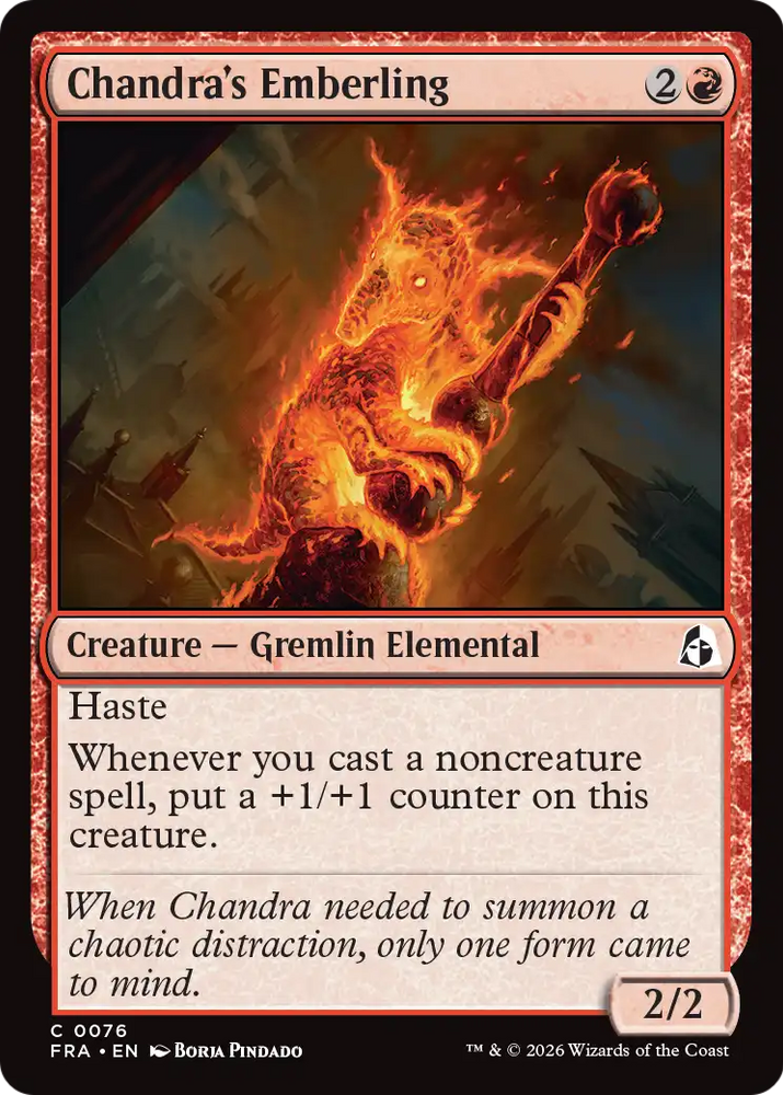 Chandra's Emberling [Reality Fracture] Magic: The Gathering