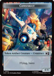 Ox (007) // Construct (014) Double-Sided Token [Marvel Super Heroes Commander Tokens] Magic: The Gathering
