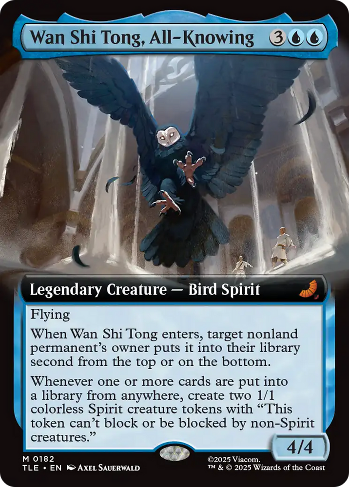 Wan Shi Tong, All-Knowing (Extended Art) [Avatar: The Last Airbender: Eternal-Legal] Magic: The Gathering