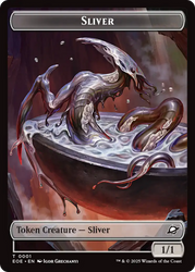 Robot // Sliver Double-Sided Token [Edge of Eternities Tokens] Magic: The Gathering