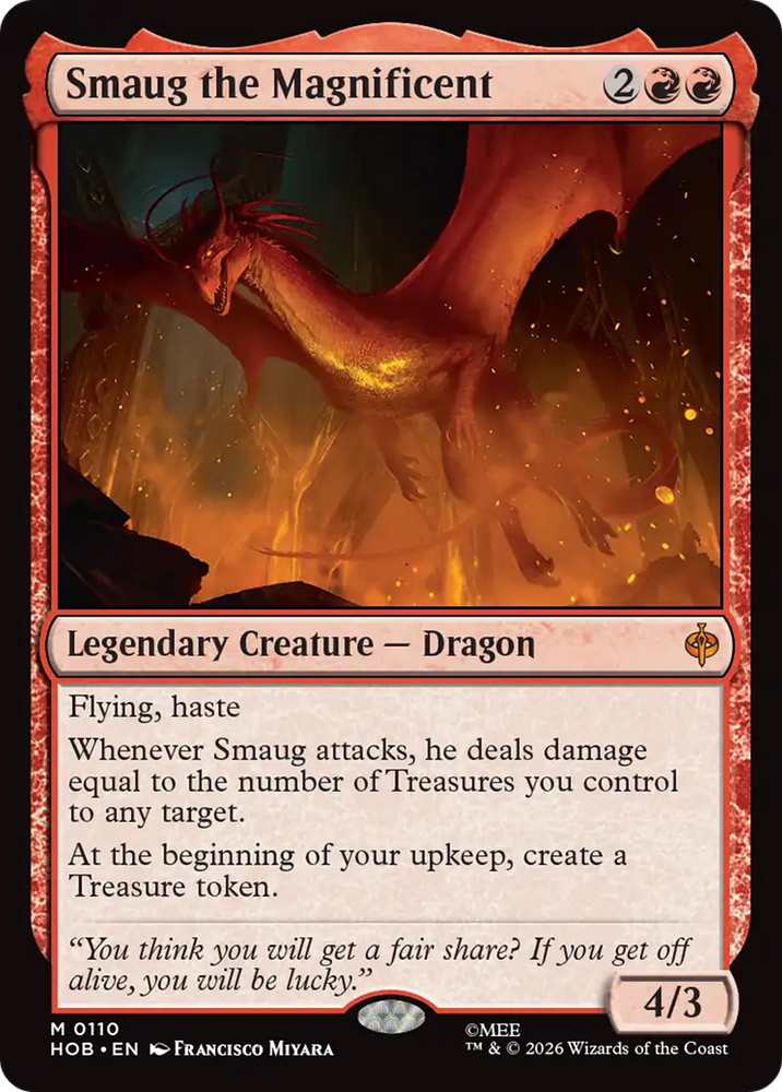 Smaug the Magnificent [The Hobbit] Magic: The Gathering