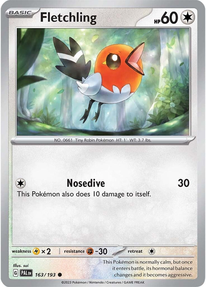 Fletchling (163/193) [Scarlet & Violet: Paldea Evolved] Pokémon