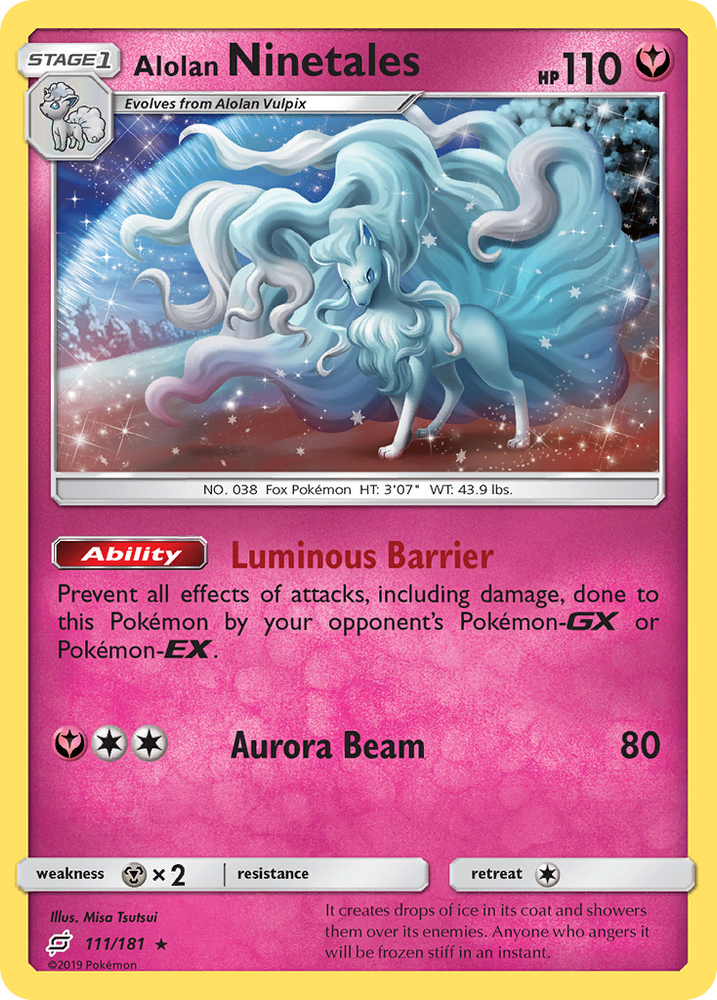 Alolan Ninetales (111/181) [Sun & Moon: Team Up] Pokémon