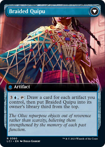 Braided Net // Braided Quipu (Extended Art) [The Lost Caverns of Ixalan] Magic: The Gathering