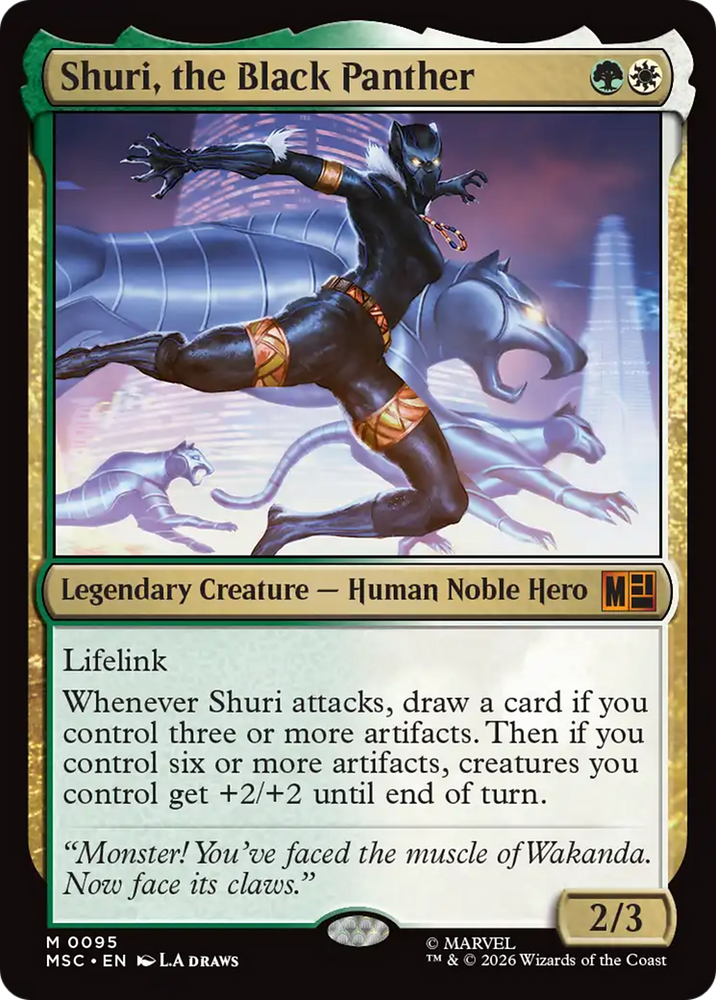 Shuri, the Black Panther [Marvel Super Heroes Commander] Magic: The Gathering
