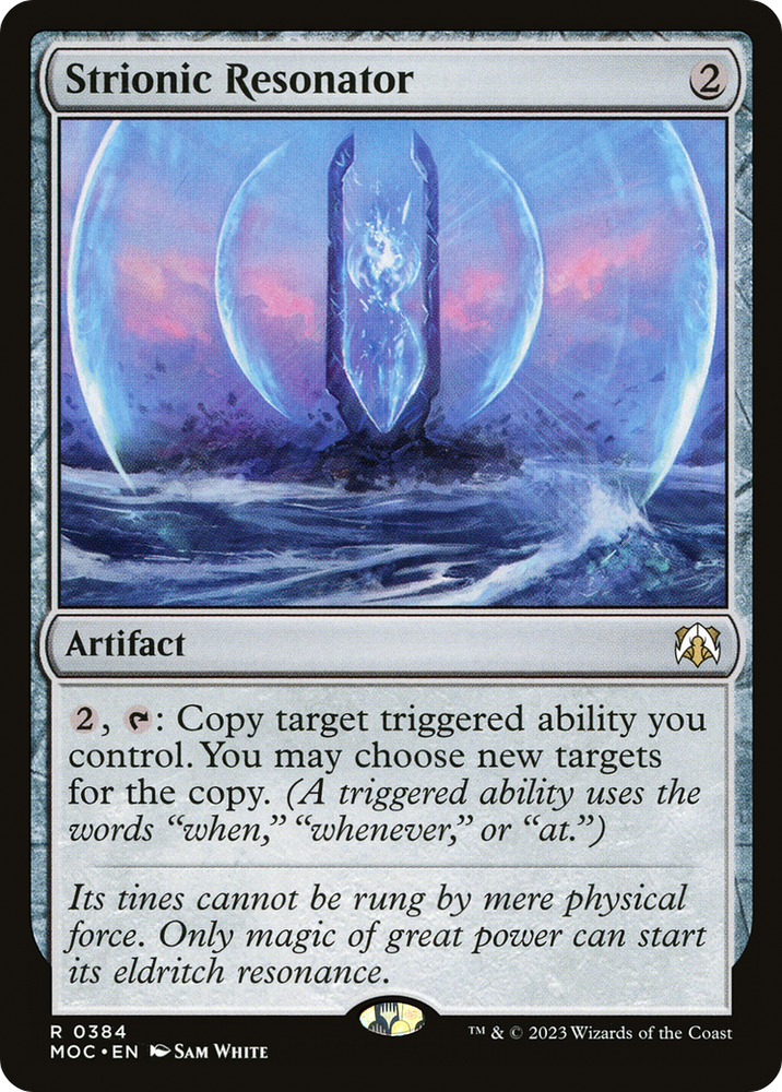Strionic Resonator [March of the Machine Commander] Magic: The Gathering