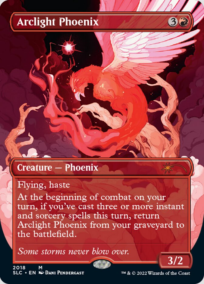 Arclight Phoenix (Borderless) [Secret Lair Countdown Kit] Magic: The Gathering