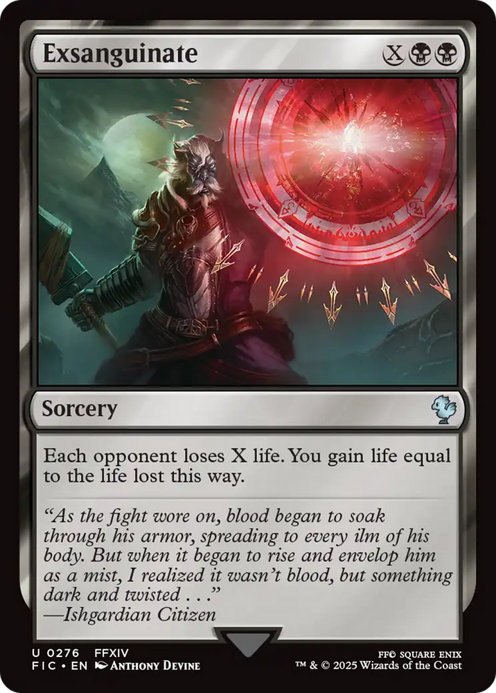 Exsanguinate [FINAL FANTASY Commander] Magic: The Gathering