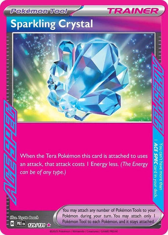 Sparkling Crystal (129/131) [Scarlet & Violet: Prismatic Evolutions] Pokémon