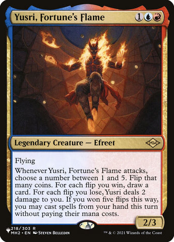 Yusri, Fortune's Flame [Secret Lair: Heads I Win, Tails You Lose] Magic: The Gathering