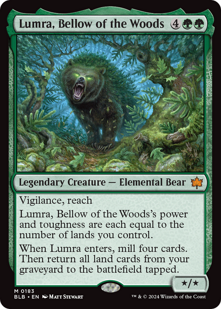 Lumra, Bellow of the Woods [Bloomburrow] Magic: The Gathering