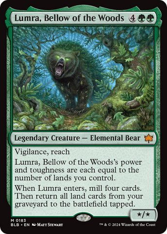 Lumra, Bellow of the Woods [Bloomburrow] Magic: The Gathering