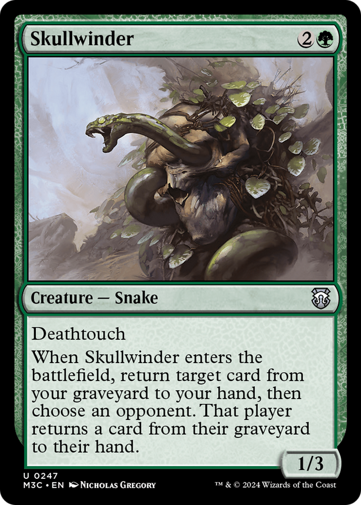Skullwinder (Ripple Foil) [Modern Horizons 3 Commander] Magic: The Gathering