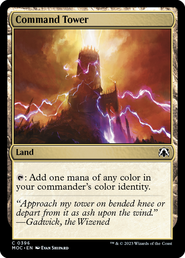 Command Tower [March of the Machine Commander] Magic: The Gathering