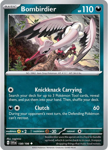 Bombirdier (138/198) [Scarlet & Violet: Base Set] Pokémon