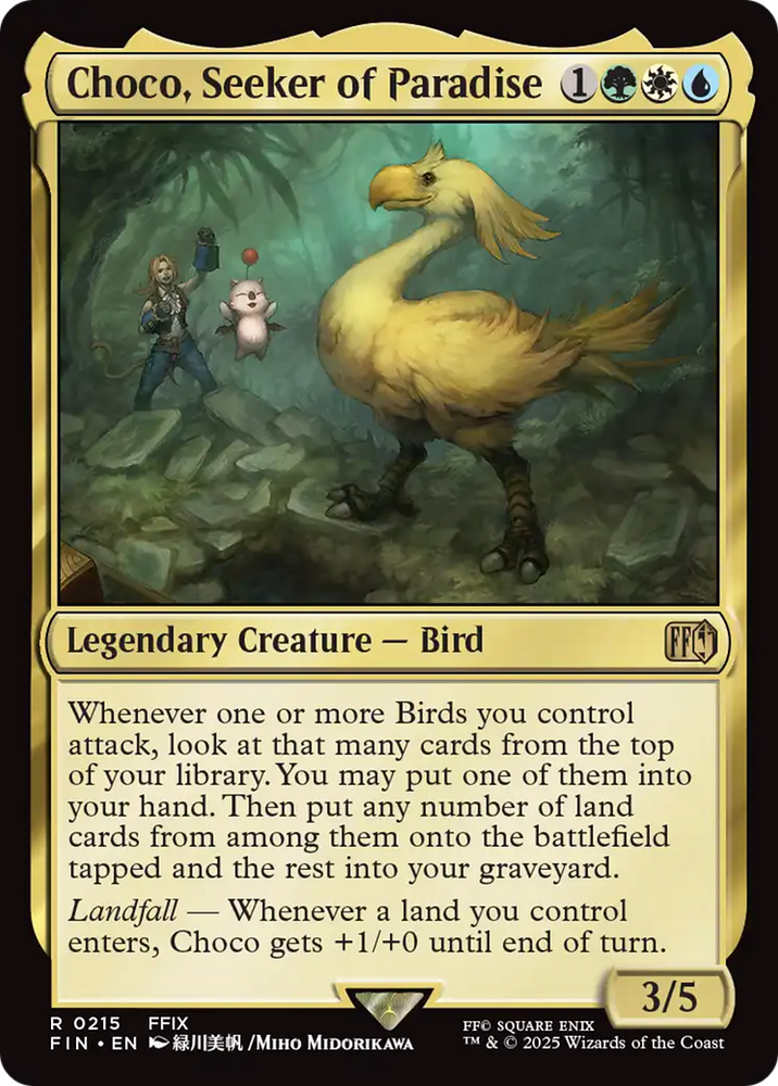 Choco, Seeker of Paradise [FINAL FANTASY] Magic: The Gathering
