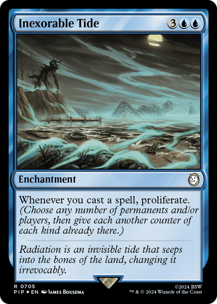 Inexorable Tide (Surge Foil) [Fallout] Magic: The Gathering