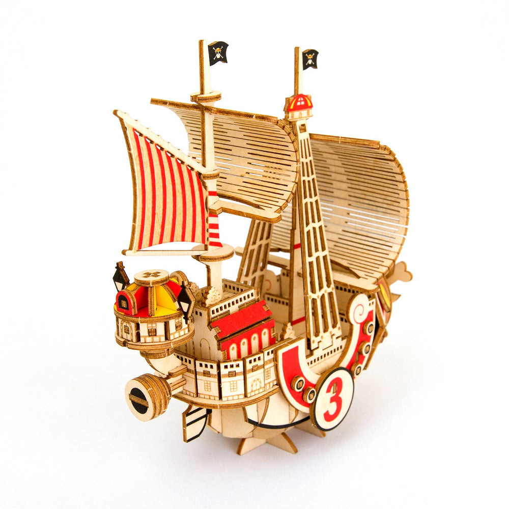 Wa-gu-mi One Piece Thousand Sunny Ship Model Wooden 3D Puzzl