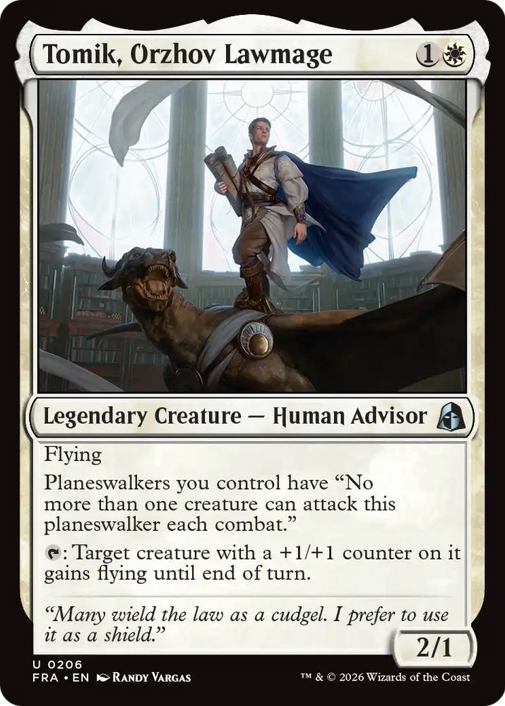 Tomik, Orzhov Lawmage [Reality Fracture] Magic: The Gathering