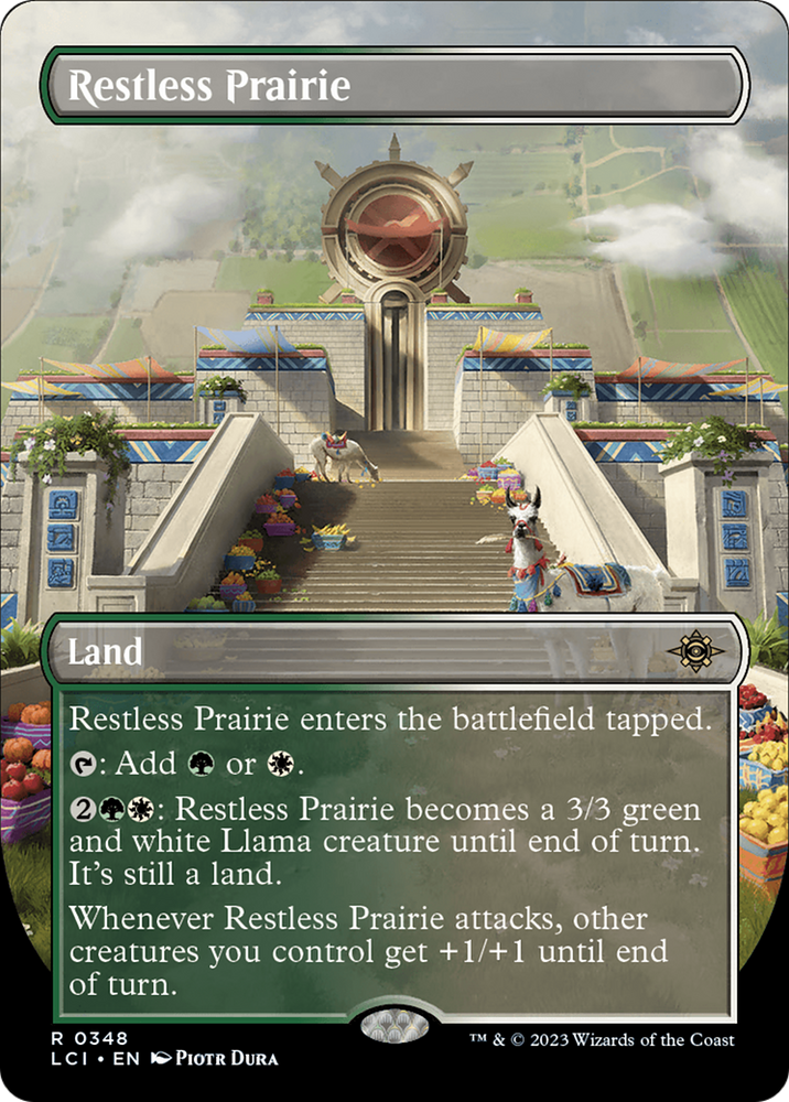 Restless Prairie (Borderless) [The Lost Caverns of Ixalan] Magic: The Gathering