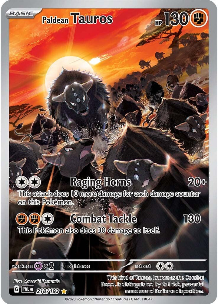 Paldean Tauros (218/193) [Scarlet & Violet: Paldea Evolved] Pokémon