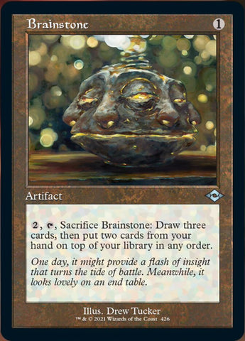 Brainstone (Retro Foil Etched) [Modern Horizons 2] Magic: The Gathering