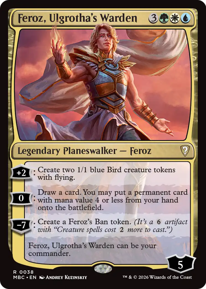 Feroz, Ulgrotha's Warden [Mystery Booster: Commander Edition] Magic: The Gathering