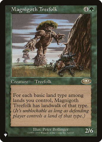 Magnigoth Treefolk [The List] Magic: The Gathering