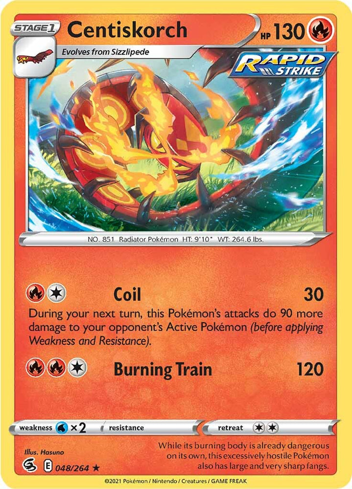 Centiskorch (048/264) [Sword & Shield: Fusion Strike] Pokémon