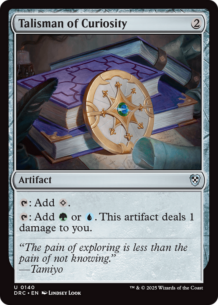 Talisman of Curiosity [Aetherdrift Commander] Magic: The Gathering