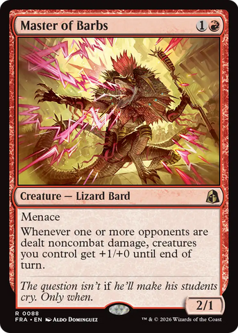Master of Barbs [Reality Fracture] Magic: The Gathering