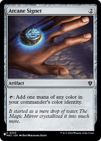 Arcane Signet (MKC) [The List] Magic: The Gathering