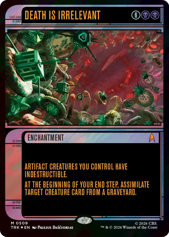 Death Is Irrelevant (Showcase) (Surge Foil) [Star Trek] Magic: The Gathering