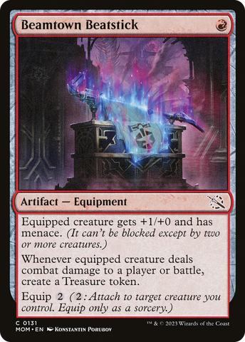 Beamtown Beatstick [March of the Machine] Magic: The Gathering