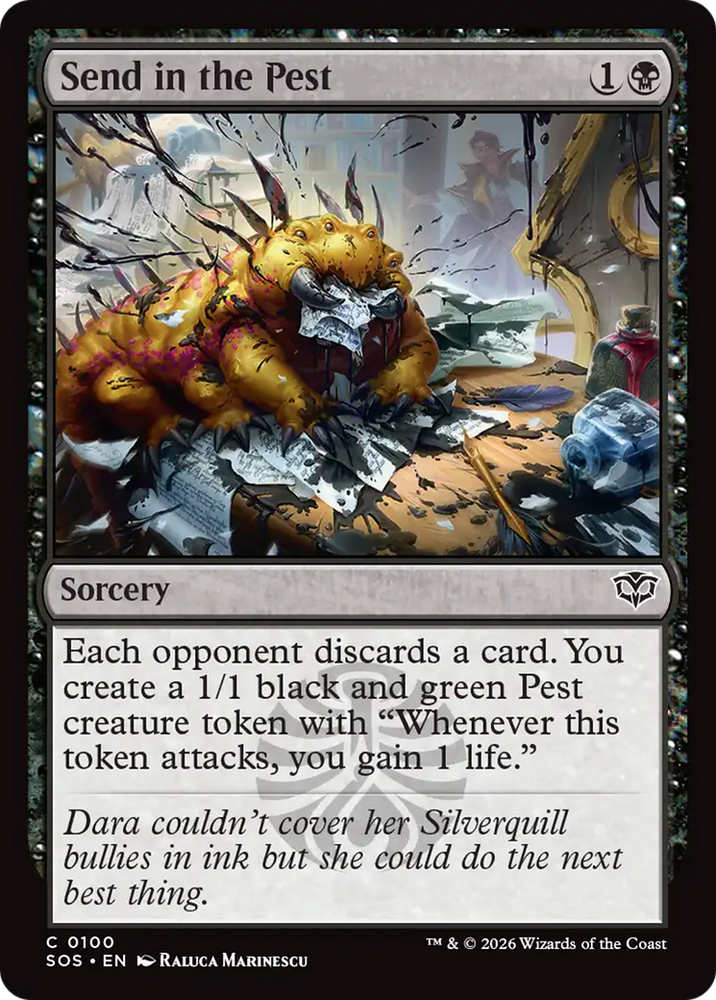 Send in the Pest [Secrets of Strixhaven] Magic: The Gathering