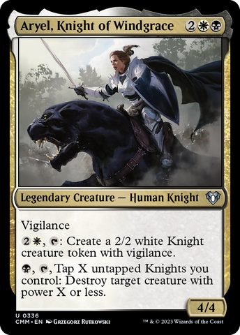 Aryel, Knight of Windgrace [Commander Masters] Magic: The Gathering