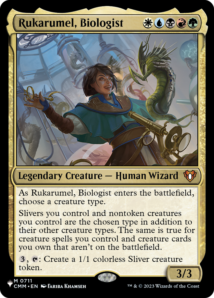 Rukarumel, Biologist (CMM) [The List] Magic: The Gathering