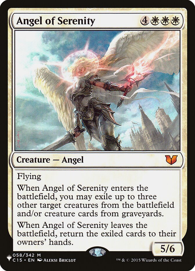 Angel of Serenity [The List] Magic: The Gathering