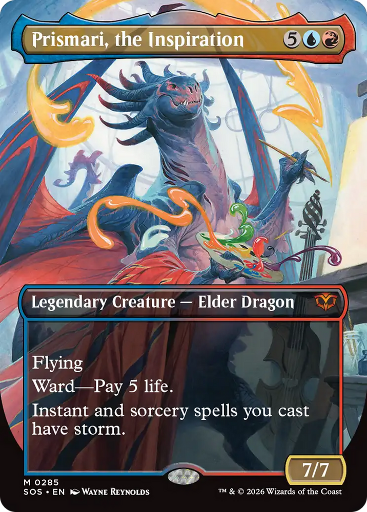 Prismari, the Inspiration (Borderless) [Secrets of Strixhaven] Magic: The Gathering