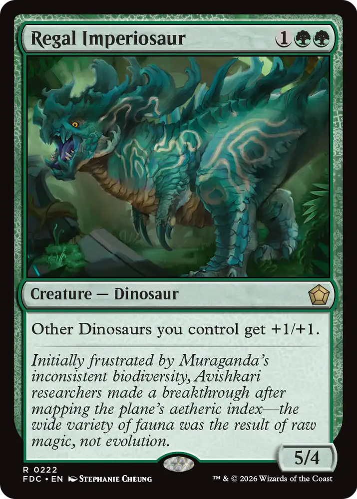 Regal Imperiosaur [Foundations Commander] Magic: The Gathering