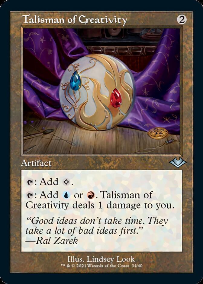 Talisman of Creativity (Retro) [Modern Horizons] Magic: The Gathering