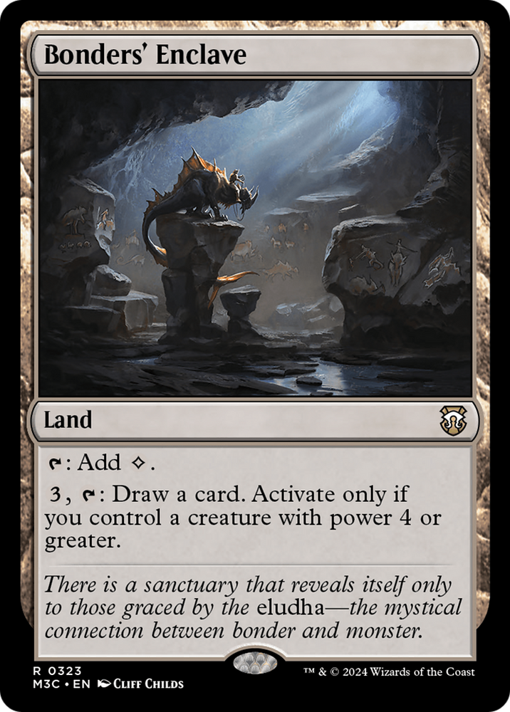 Bonders' Enclave (Ripple Foil) [Modern Horizons 3 Commander] Magic: The Gathering