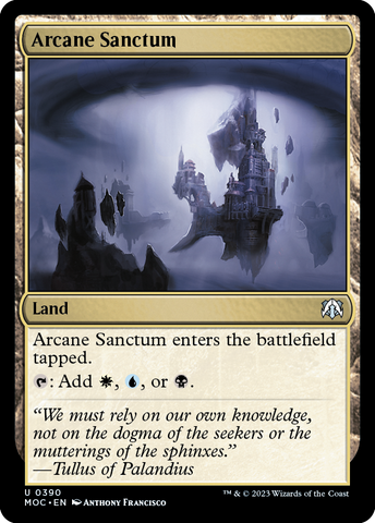Arcane Sanctum [March of the Machine Commander] Magic: The Gathering