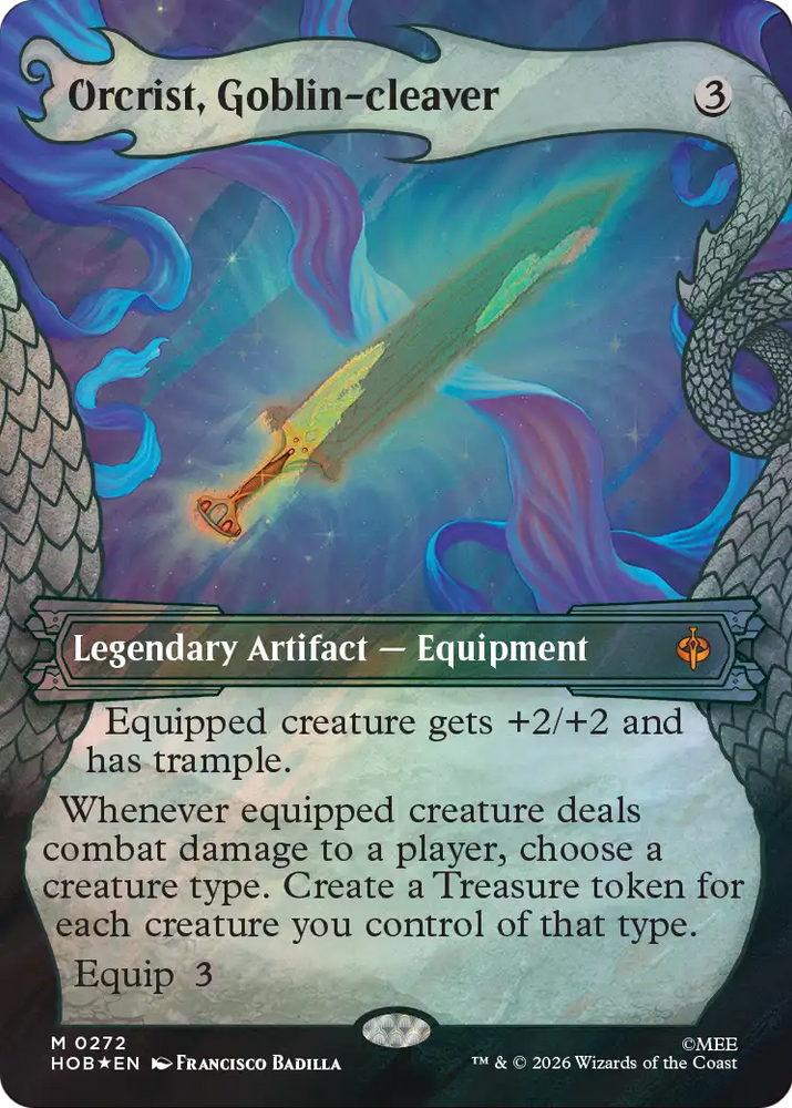 Orcrist, Goblin-cleaver (Showcase) (Surge Foil) [The Hobbit] Magic: The Gathering
