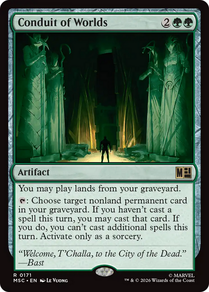 Conduit of Worlds (Surge Foil) [Marvel Super Heroes Commander] Magic: The Gathering