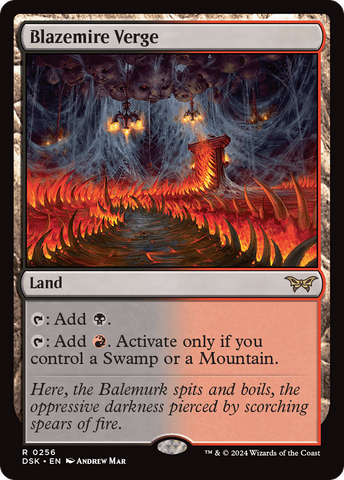 Blazemire Verge [Duskmourn: House of Horror] Magic: The Gathering