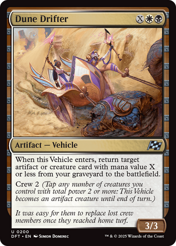 Dune Drifter [Aetherdrift] Magic: The Gathering