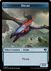 Eldrazi Scion // Drake Double-Sided Token [Commander Masters Tokens] Magic: The Gathering